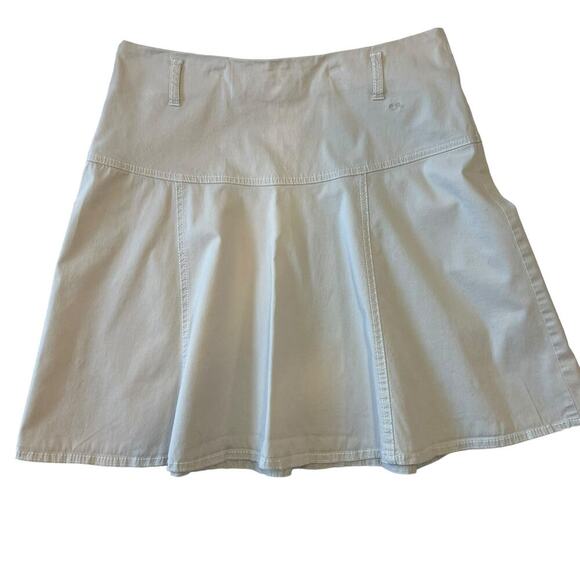 Tommy Hilfiger High Waisted Mini Skirt Tan Size 2 - Picture 1 of 5